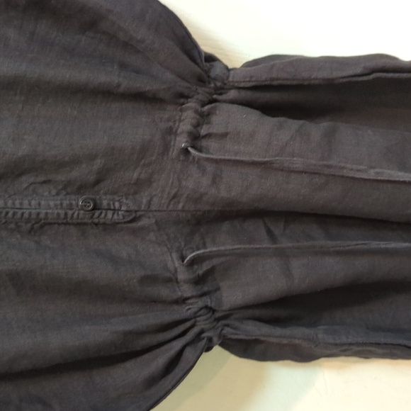 Cloth & Stone Women's Black Linen Deep V Jumpsuit Size XS - Picture 4 of 16